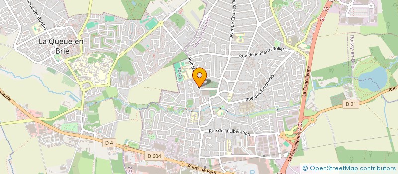 localisation de l'entreprise MONSIEUR LAURENT HIPPEL  PONTAULT-COMBAULT