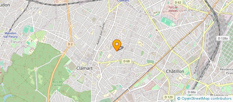 localisation de l'entreprise MONSIEUR LAURENT HIRSCH à CLAMART