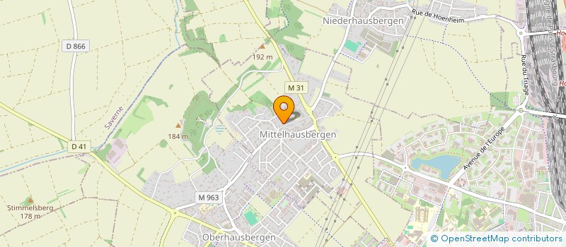 localisation de l'entreprise MONSIEUR LAURENT HIRSCH  MITTELHAUSBERGEN