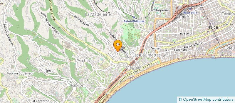 localisation de l'entreprise MONSIEUR LAURENT HIRTH à NICE