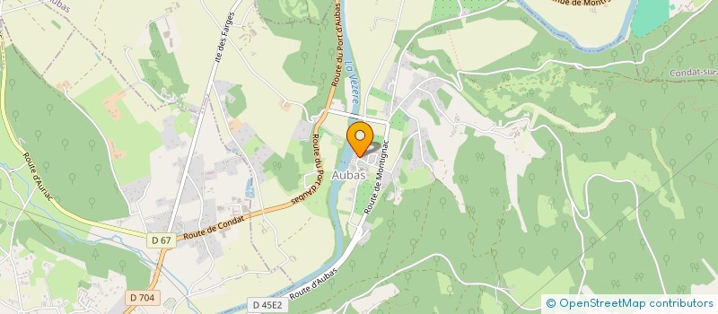 localisation de l'entreprise MONSIEUR LAURENT HISSIER  AUBAS