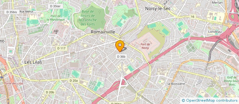 localisation de l'entreprise MONSIEUR LAURENT HO à ROMAINVILLE