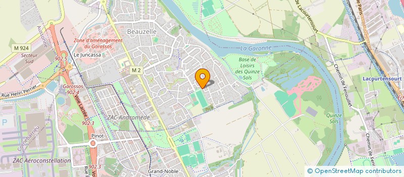 localisation de l'entreprise MONSIEUR LAURENT HOARAU  BEAUZELLE