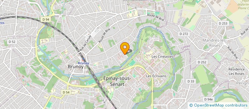 localisation de l'entreprise MONSIEUR LAURENT HOARAU  BRUNOY