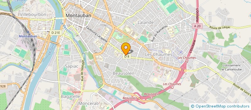 localisation de l'entreprise MONSIEUR LAURENT HOCHART  MONTAUBAN