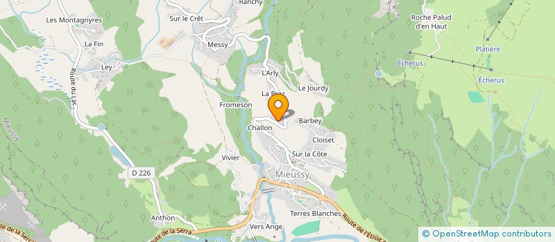 localisation de l'entreprise MONSIEUR LAURENT HONGROIS  MIEUSSY