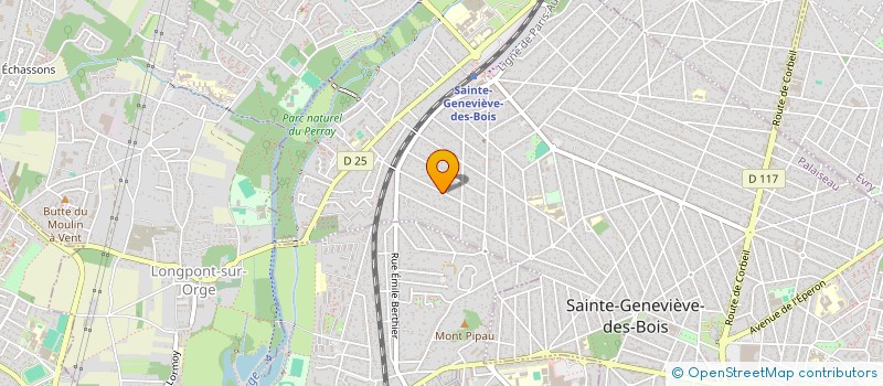 localisation de l'entreprise MONSIEUR LAURENT HOUDUSSE  VILLIERS-SUR-ORGE