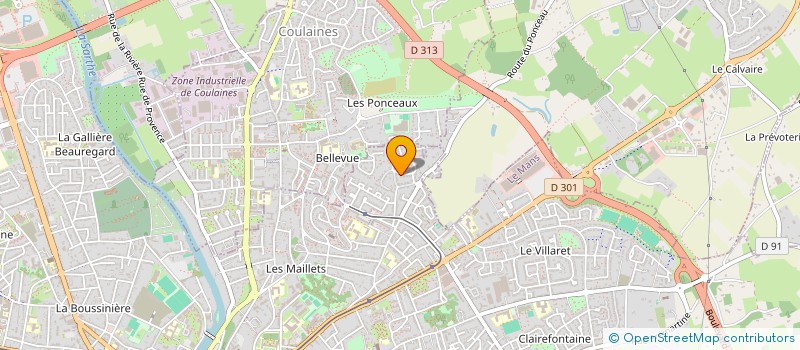 localisation de l'entreprise MONSIEUR LAURENT HOUEDRY à LE MANS