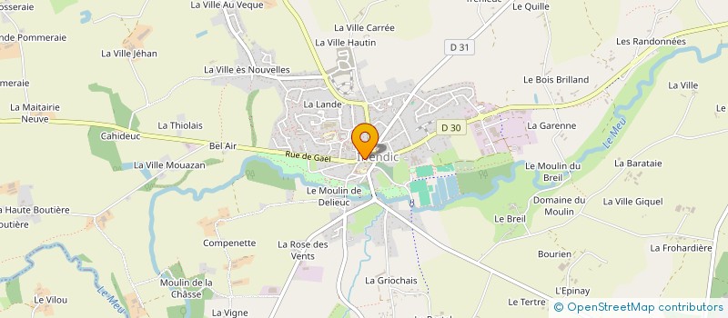 localisation de l'entreprise MONSIEUR LAURENT HOUITTE  IFFENDIC