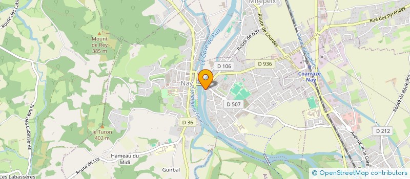 localisation de l'entreprise MONSIEUR LAURENT HOURDOU  NAY