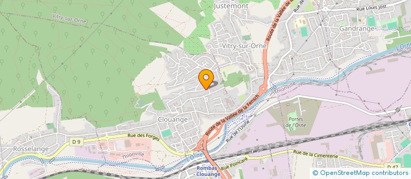 localisation de l'entreprise MONSIEUR LAURENT HOUVER  CLOUANGE