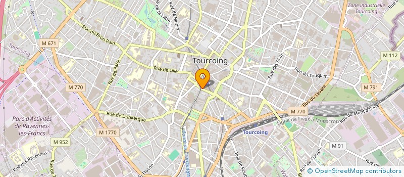 localisation de l'entreprise MONSIEUR LAURENT HUBERT à TOURCOING