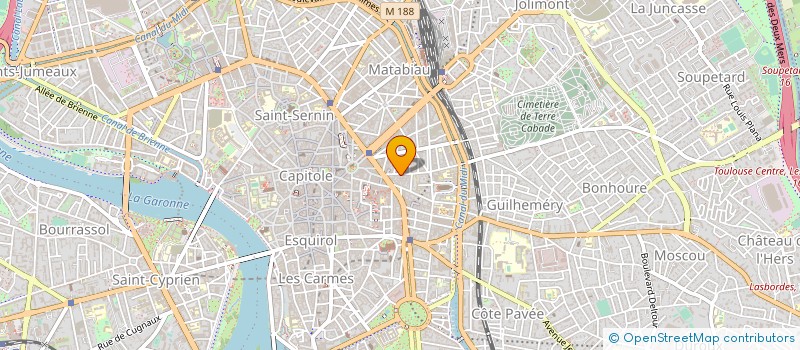localisation de l'entreprise MONSIEUR LAURENT HUBERT à TOULOUSE
