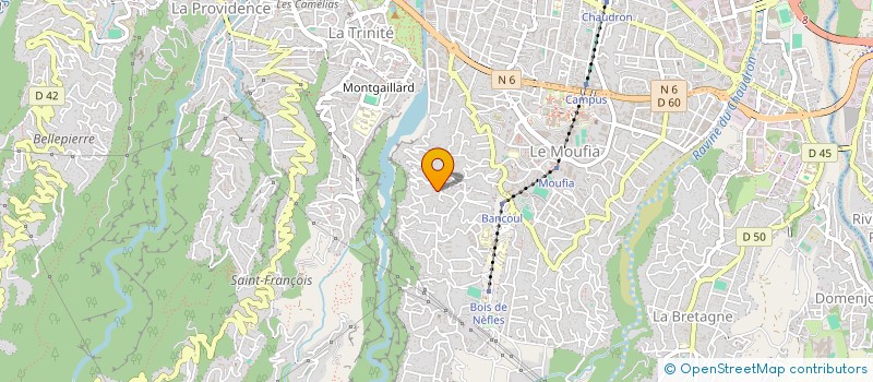 localisation de l'entreprise MONSIEUR LAURENT HUBERT  SAINT-DENIS