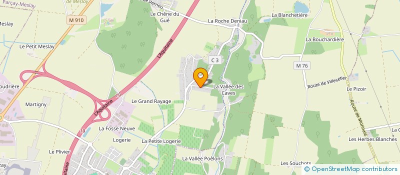 localisation de l'entreprise MONSIEUR LAURENT-HUBERT TAVARD à PARCAY-MESLAY
