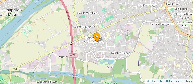 localisation de l'entreprise MONSIEUR LAURENT HUCHON à SAINT-PRYVE-SAINT-MESMIN