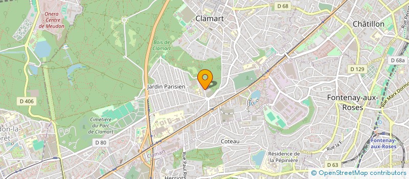 localisation de l'entreprise MONSIEUR LAURENT HUE à CLAMART