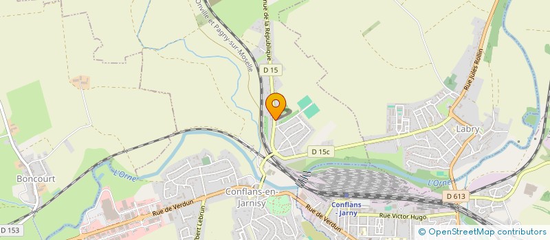 localisation de l'entreprise MONSIEUR LAURENT HUET  CONFLANS-EN-JARNISY