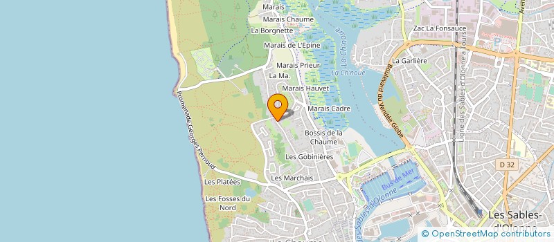 localisation de l'entreprise MONSIEUR LAURENT HUG à LES SABLES D'OLONNE