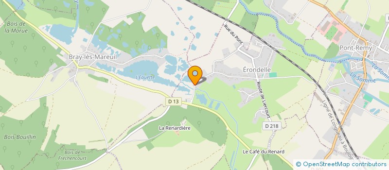 localisation de l'entreprise MONSIEUR LAURENT HUGON à ERONDELLE