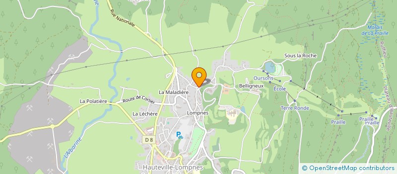 localisation de l'entreprise MONSIEUR LAURENT HUGON à PLATEAU D'HAUTEVILLE