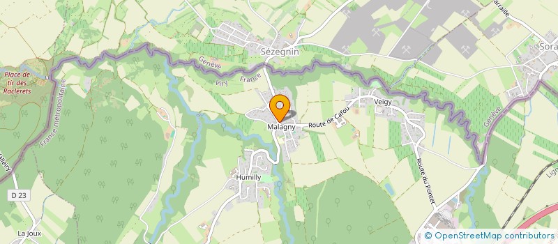 localisation de l'entreprise MONSIEUR LAURENT HUGUENIN-ELIE  VIRY