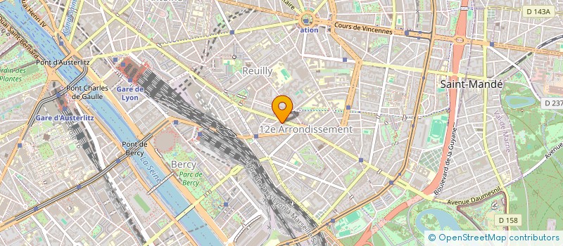 localisation de l'entreprise MONSIEUR LAURENT HUGUET  PARIS