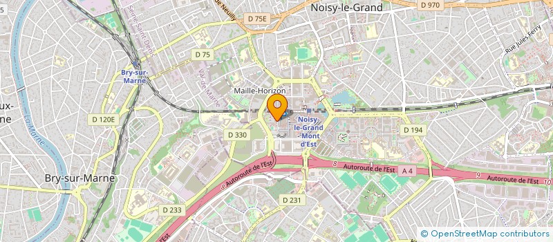 localisation de l'entreprise MONSIEUR LAURENT HULLEIN à NOISY-LE-GRAND