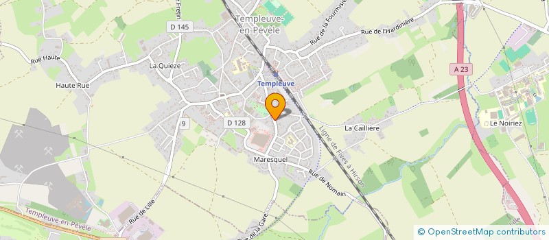 localisation de l'entreprise MONSIEUR LAURENT HUMBLOT  TEMPLEUVE-EN-PEVELE