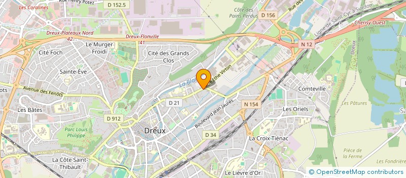 localisation de l'entreprise MONSIEUR LAURENT HUNEL à DREUX