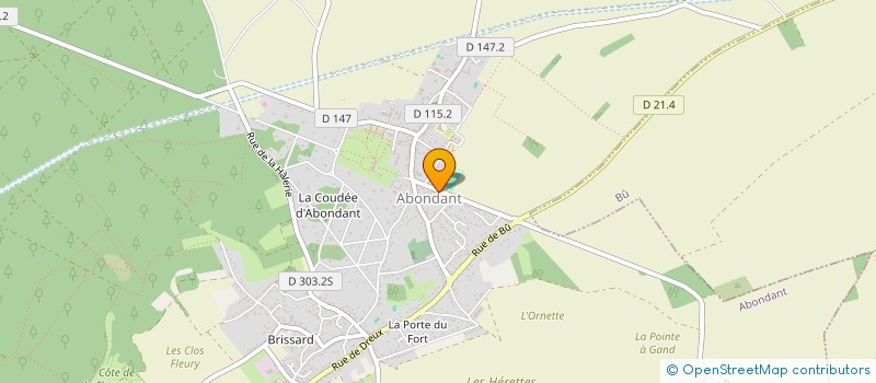 localisation de l'entreprise MONSIEUR LAURENT HURTEBIZE à ABONDANT