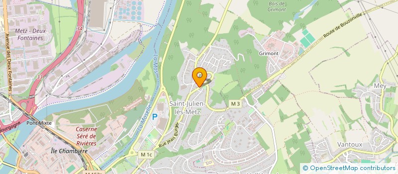 localisation de l'entreprise MONSIEUR LAURENT HUSSON  SAINT-JULIEN-LES-METZ