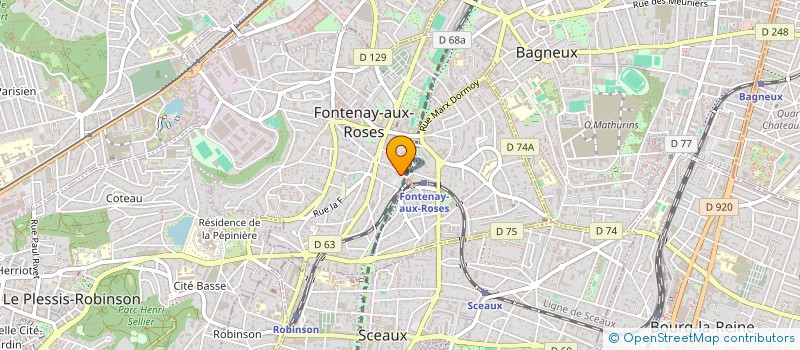 localisation de l'entreprise MONSIEUR LAURENT IACHELINI à FONTENAY-AUX-ROSES