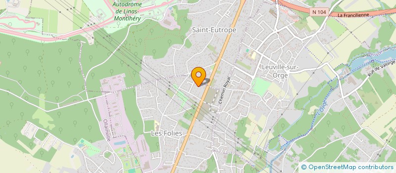 localisation de l'entreprise MONSIEUR LAURENT IAFRATE à SAINT-GERMAIN-LES-ARPAJON
