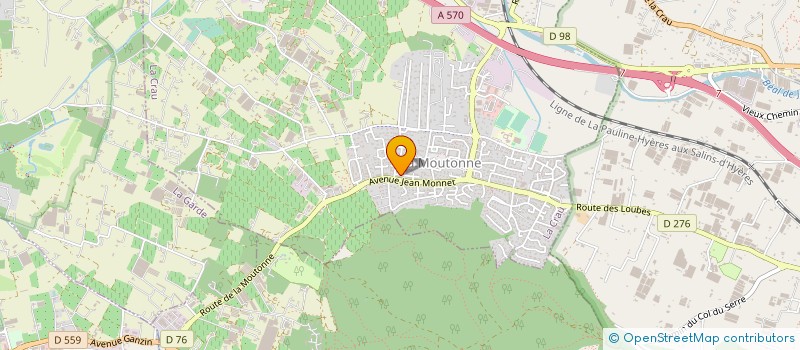 localisation de l'entreprise MONSIEUR LAURENT ICARDI  LA CRAU