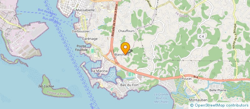 localisation de l'entreprise MONSIEUR LAURENT INDILICATO  LE GOSIER