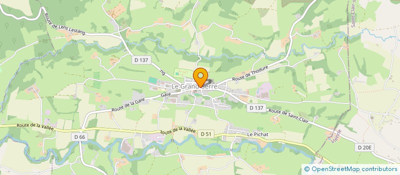 localisation de l'entreprise MONSIEUR LAURENT JACKY  LE GRAND-SERRE