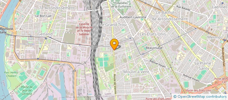 localisation de l'entreprise MONSIEUR LAURENT JACOB  VENISSIEUX