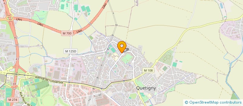 localisation de l'entreprise MONSIEUR LAURENT JACOTOT  QUETIGNY