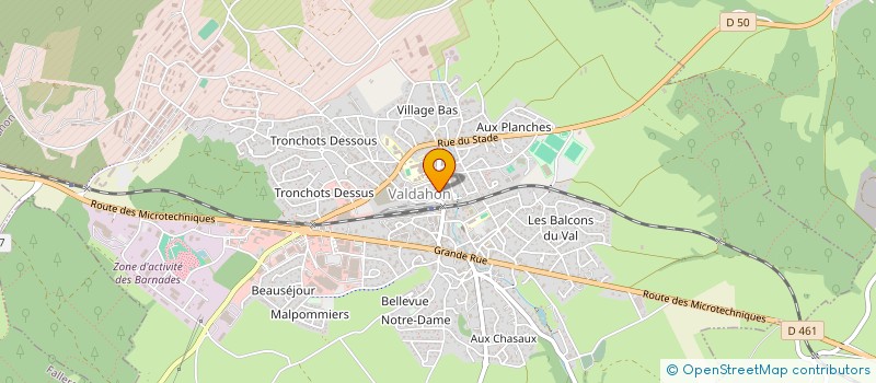 localisation de l'entreprise MONSIEUR LAURENT JACQUE à VALDAHON