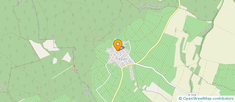 localisation de l'entreprise MONSIEUR LAURENT JACQUEMINET  TREPAIL