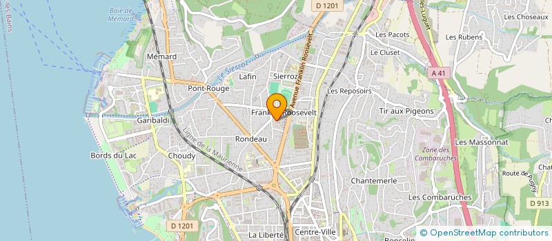 localisation de l'entreprise MONSIEUR LAURENT JACQUEMOUD à AIX-LES-BAINS