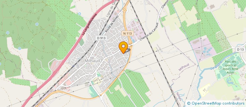 localisation de l'entreprise MONSIEUR LAURENT JACQUES  MILHAUD