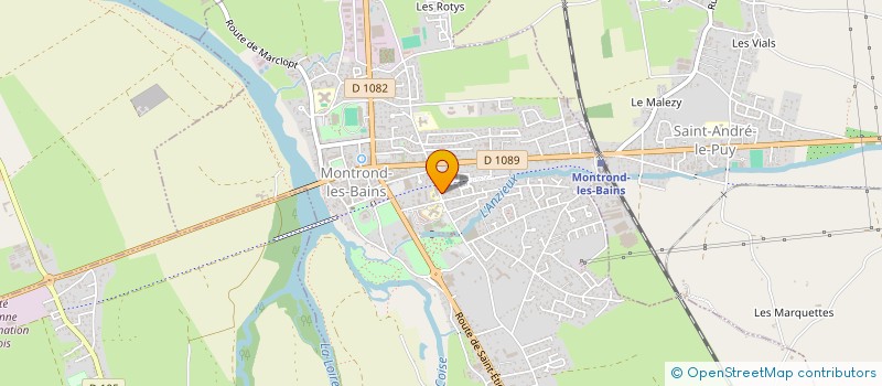 localisation de l'entreprise MONSIEUR LAURENT JACQUET  MONTROND-LES-BAINS