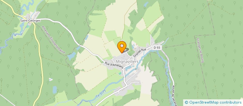 localisation de l'entreprise MONSIEUR LAURENT JACQUET  MIGNAVILLERS