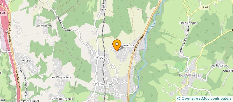 localisation de l'entreprise MONSIEUR LAURENT JACQUOT  CHARVONNEX