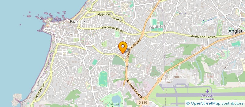 localisation de l'entreprise MONSIEUR LAURENT JACQUOT à BIARRITZ