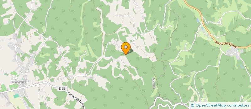 localisation de l'entreprise MONSIEUR LAURENT JALABERT  MEYRALS