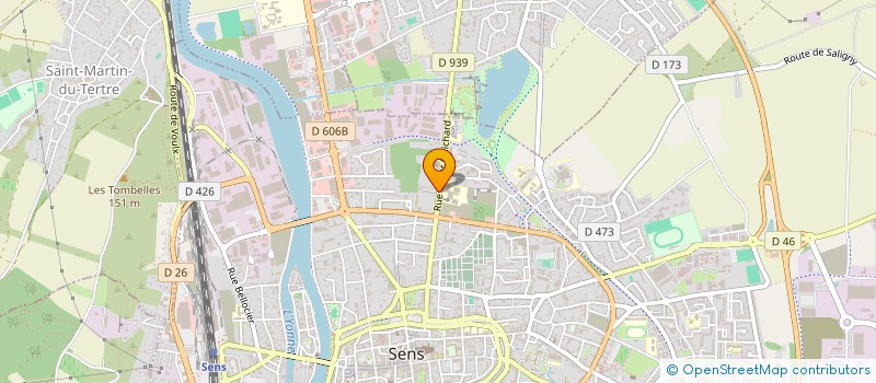 localisation de l'entreprise MONSIEUR LAURENT JALTIER  SENS