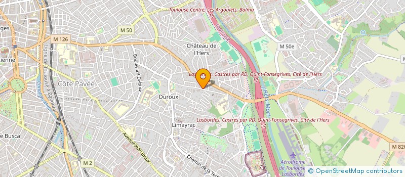 localisation de l'entreprise MONSIEUR LAURENT JAMMES  TOULOUSE